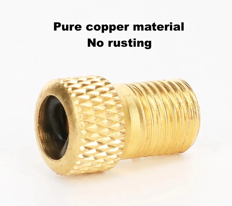 Fahrradventil Adapter Schrader DV Dunlop & SV Sclaverand zu Auto Ventil - Bild 4 von 4