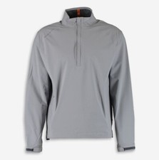 Peter Millar Shield 1/2 Zip Waterproof Jacket Grey UK Size XL