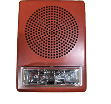 NIB Siemens S54360-F10-A1 Wall Mount HiFi Speaker Strobe SEH-MC-R Fire Alarm Red
