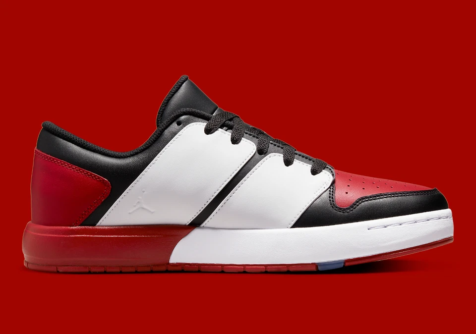 Air Jordan Nu ретро 1 низкий Чикаго красный черный белый кроссовки DV5141-601 мужские размеры - Изображение 3 из 4