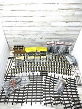 Model Train Tracks And Various Parts Accessories Metal Rails As Is For Parts