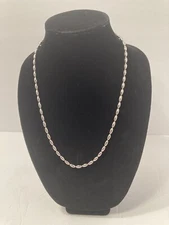 napier silver tone beaded necklace