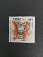 TIMBRE FRANCE O 1976 Europa Faïence Cept Heliogravure N 1877