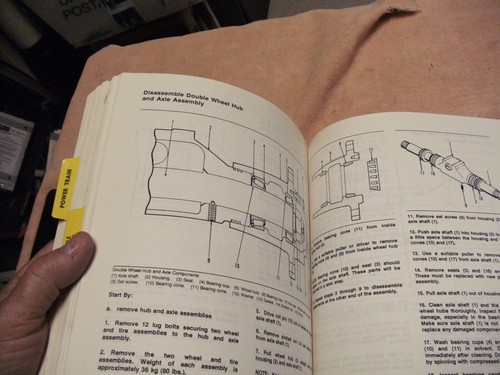 CAT CATERPILLAR PS-110 ,130,180 Pneumatic Compacter SERVICE MANUAL 7MD1 7md50 - Picture 11 of 12