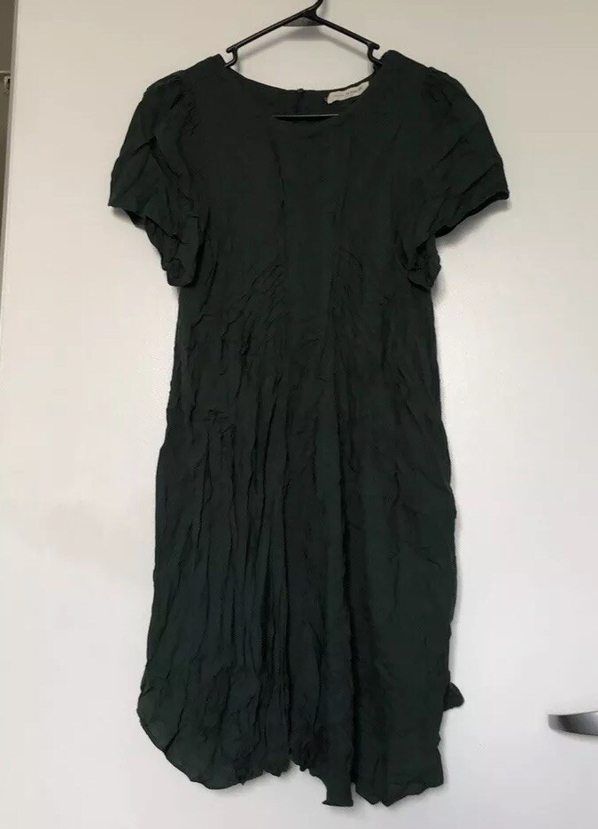 dark green babydoll dress Holly Emerald Babydoll Dress Rue Muu