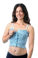 EaB Medical Compression Breast Binder - Blue, Blue Print or Pink, Med or XL