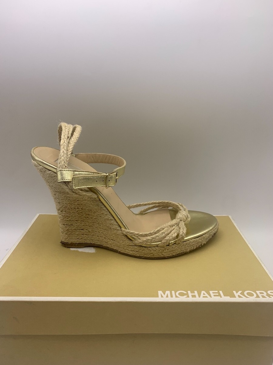 Michael Kors Collection Espadrille Wedges Siren Used 10
