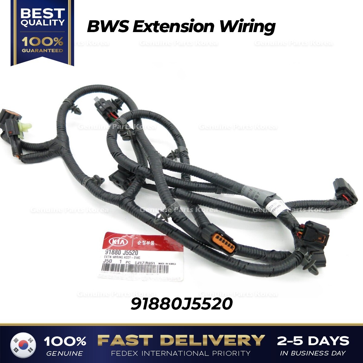 ⭐Genuine⭐ BWS Extension Wiring 91880J5520 for Kia Stinger | eBay