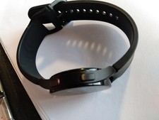 Samsung Galaxy Watch4 44mm Black Aluminum Case with Balck Sports Silicone...