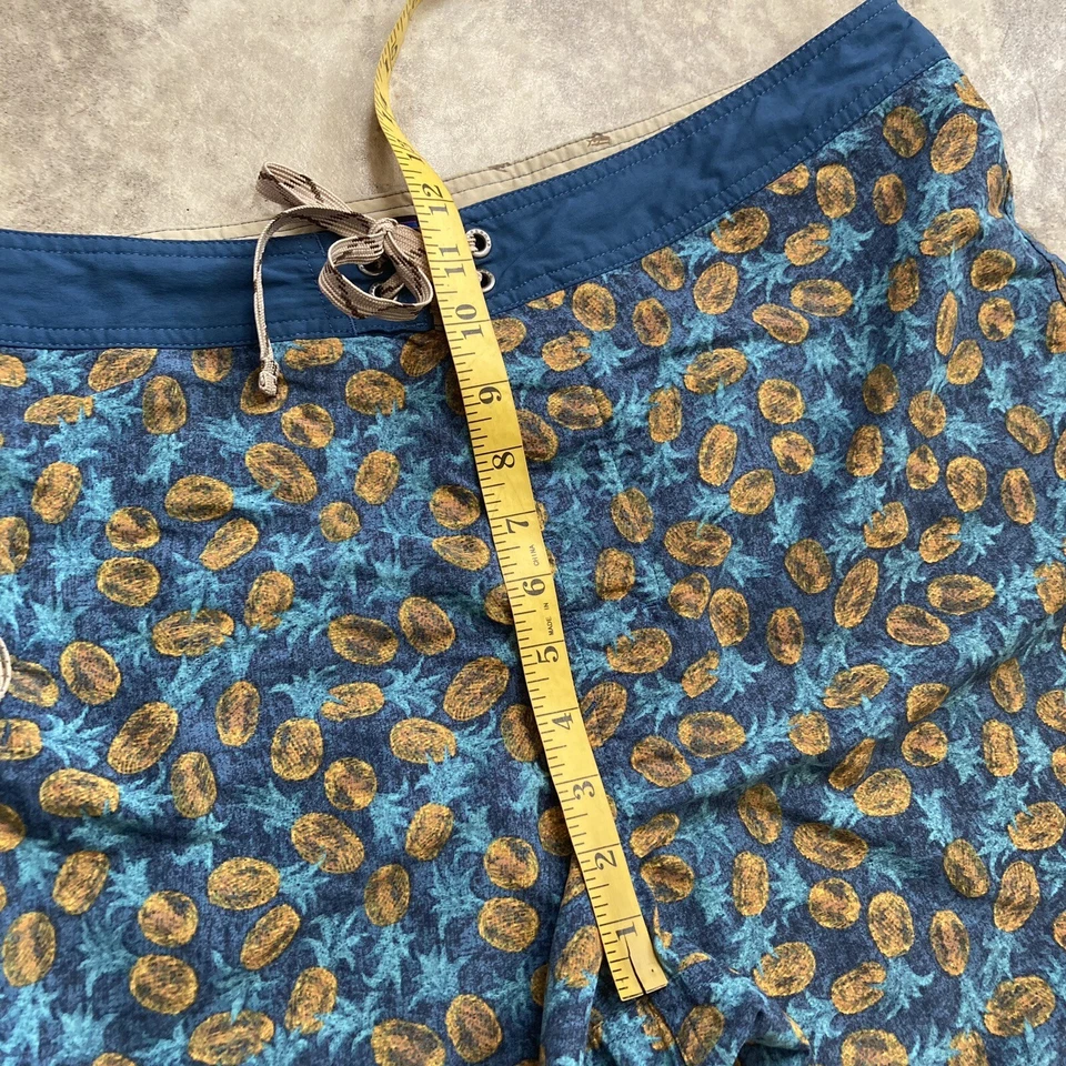 Pantalones Cortos Patagonia Para Hombre 40 Estampado Piña Azul Amarillo Sty86620fa16 Playa Foto 3 de 4
