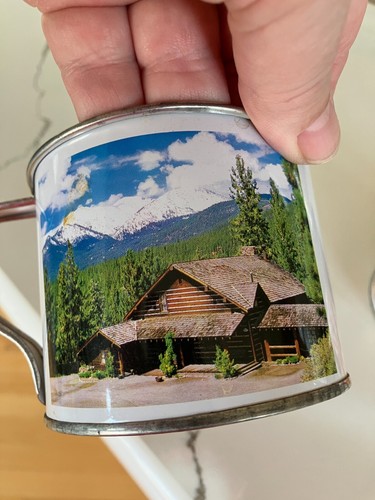 2 Souvenir Bonanza Vintage Tin Cups gotten At The Ponderosa Ranch, Nevada - Picture 3 of 6