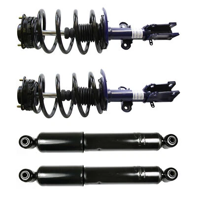 2 New Load Adjustng Rear Shocks Wth Col Sprngs Fts 84-95 Dodge Caravan | eBay