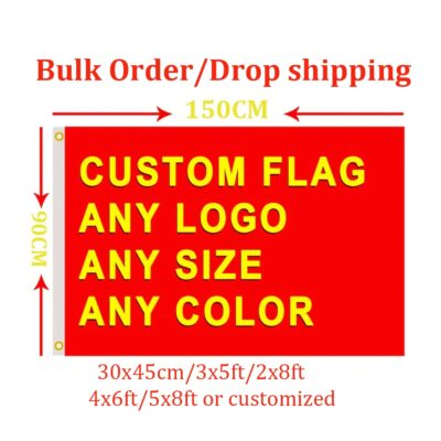 #ad #ad Custom Flag 3x5 2X3 4X6 5X8FT Any Size Banner Personalized Design Polyester $23.99