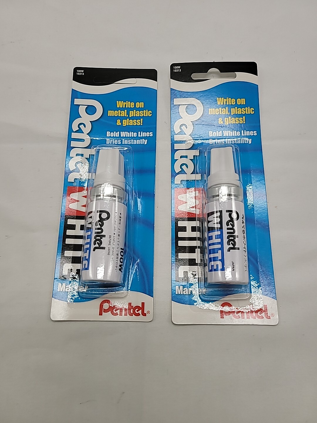 Lot Of 2 Pentel White Marker  100W New 