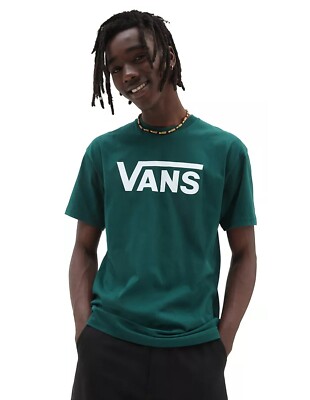 Vans Mens Classic Logo T-Shirt / Green White / RRP £28 | eBay UK
