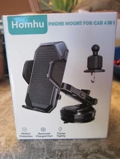 Phone Mount Holder for Car Dashboard 4 in 1 Samsung Homhu 360 Rotation