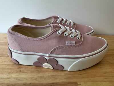 Vans Women's Stackform Sneakers Shoes with Lilac Oversized Flowers US Size 7.5