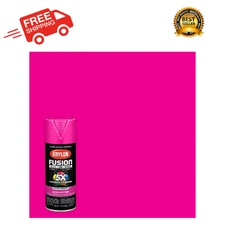 Krylon Fusion All-In-One Spray Paint, Gloss, Hot Pink, 12 oz.