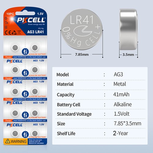 10-100Pcs LR44 LR41 LR48 LR621 LR626 LR1130 Button Coin Cell 1.5V Batteries lot - Picture 10 of 33