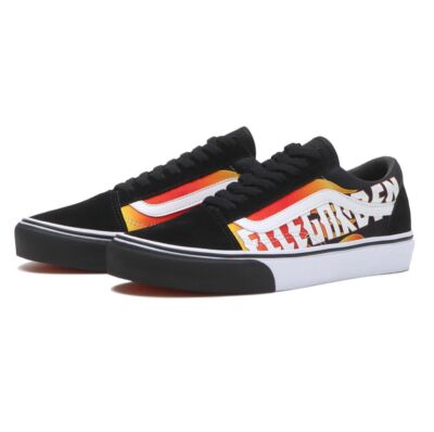 687687-0001 ELLEGARDEN × Vans Old Skool Black Flame (V36CF ELLE) (Men's)