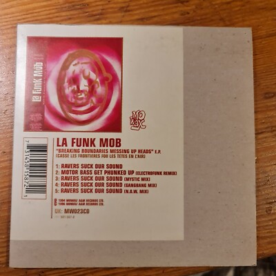 La Funk Mob.Breaking Boundaries Messing Up Heads.cd Brand New.  90s Stock