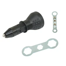 Electric Rivet Nut Gun Riveting Tool Insert Nut Adaptor Drill Adapter Cordless