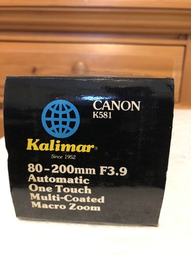 Canon K581 Kalimar 80-200mm F3.9 Automatic one touch multi-coated macro zoom - Picture 2 of 12