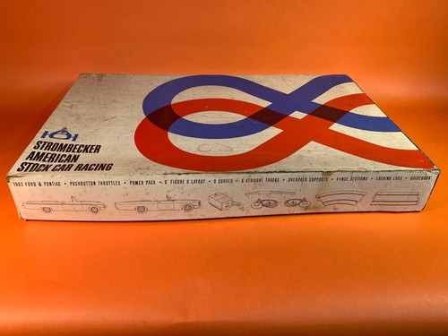 1963 Vintage STROMBECKER American Stock Car Racing Set - Picture 10 of 16
