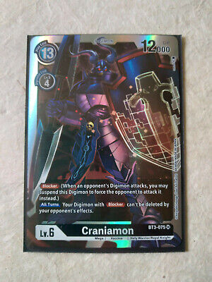 NM Englisch SR Digimon TCG Craniamon BT3-075