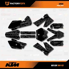 Subdued USA Racing Graphics Kit fits 06-12 KTM 85sx 2006-2012 85 SX Decal Plates