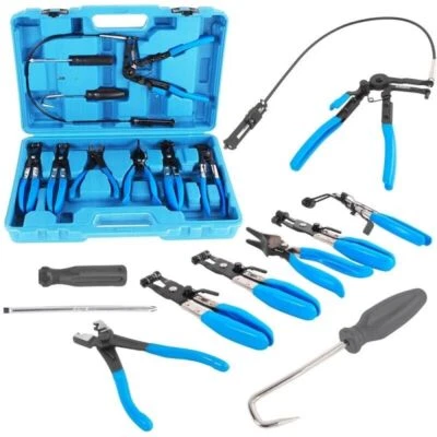 RRRRADIO SCHLAUCHKLEMMENZANGEN SET SCHLAUCHSCHELLENZANGE KFZ SCHLAUCHSCHELLE ZANGE DHL