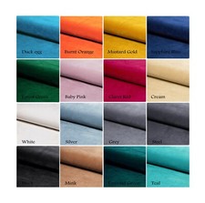 Lux Premium Plush Velvet Upholstery Fabric Material for Sofa, Curtains, Cushions