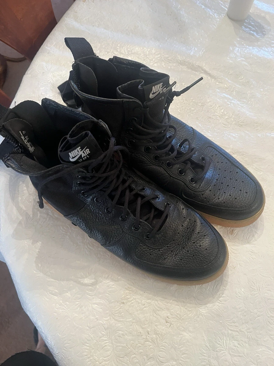 Nike SF Air Force 1 Mid Triple Black for Sale | Authenticity