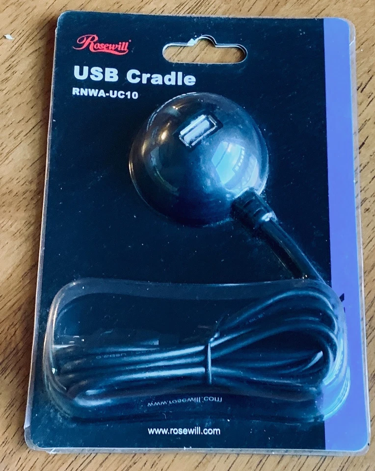 Rosewill RNWA-UC10 USB Cradle 4-Foot Extension Cable USB 2.0 Compliant - Image 3 of 4