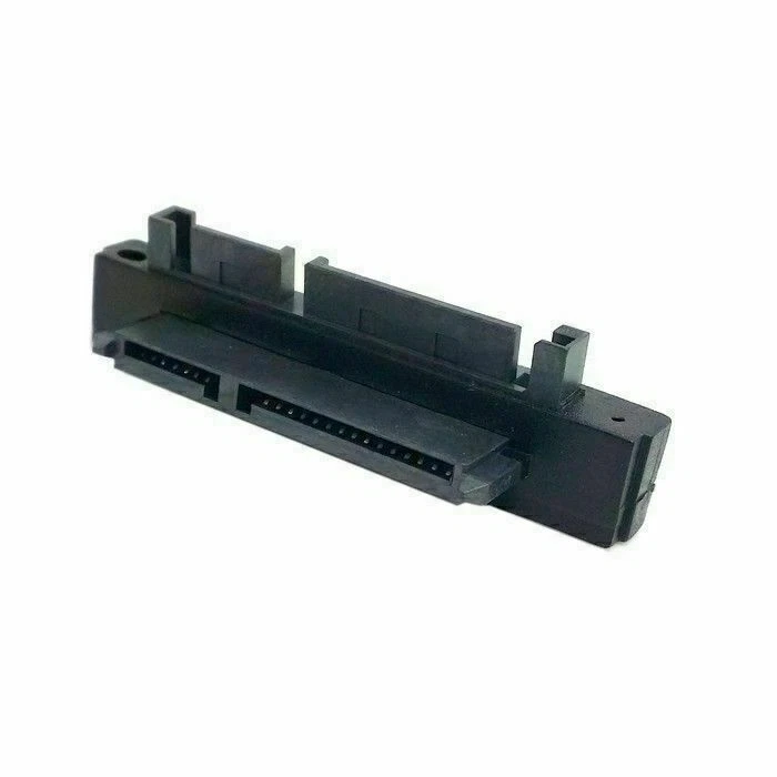 90 D Right Angled SATA 22Pin 7+15 Male to SATA 22P Female Extension Adapter SATA - Image 2 of 4