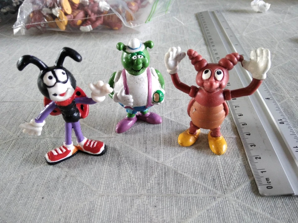 Figurine PVC vintage dessin animé FERDY la fourmi - 1986 - SCHLEICH - série de 3 - Photo 3/3