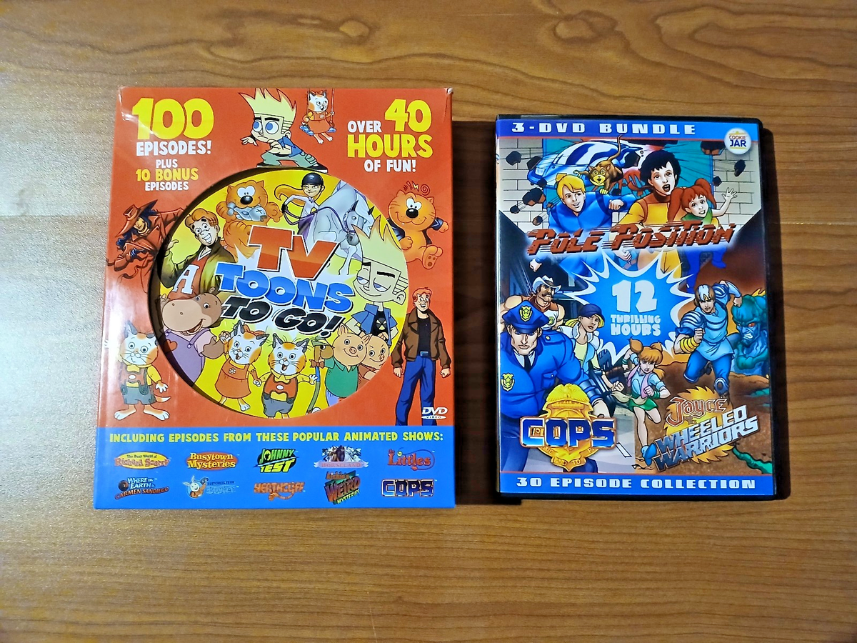 TV Toons to Go (DVD, 2012, 10-Disc Set) for sale online | eBay