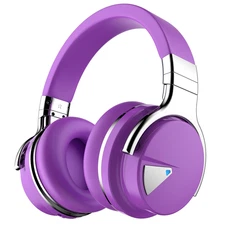 Bluetooth Noise-Canceling Over-Ear Headphones, E7Anc