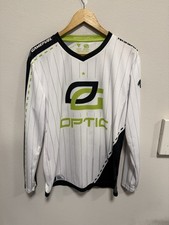 Rare Optic Gaming Long Sleeve White ESports Legacy Jersey Call Of Duty 2017 M