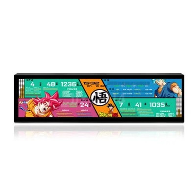 8.8'' LCD Screen HDMI Secondary Display AIDA64 CPU GPU SSD Info Monitor 1920*480