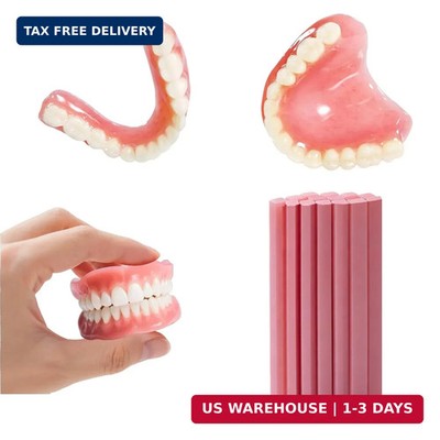 Kaimloyou Upper and Lower Denture Reline Kit,Provide A Comfortable, Soft, and Se