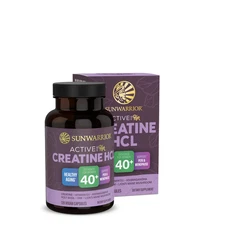 Sunwarrior Active Creatine HCI - Menopause - Aging - 60 Vegan Capsules