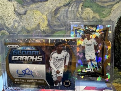 Aurelien Tchouameni 2025 Prizm Club World Cup #GG-AT Global Graphs Lazer Auto