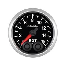 Autometer Elite Series Electrical Egtpyrometer Gauge 2 116 Dia Black Face 5646