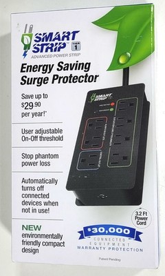 Smart Strip KCG-7MVR Energy Saving Surge Protector with Autoswitching Technology
