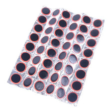 48Pcs Portable Rubber Bike Tire Patch Bicycle Inner Tube Repair Pads