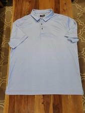 Ben Hogan Performance Modern Golf    Polo Shirt Men's XL Mini-check Stretch