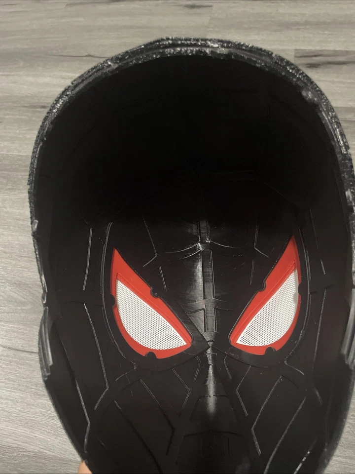 Casco Spider-Man Cosplay Máscara Usable con Piezas Magnéticas Casco Miles Morales Foto 4 de 4