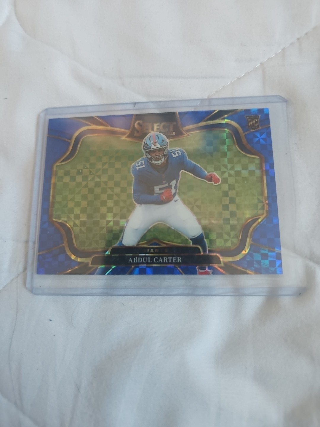 2025 Panini Select ABDUL CARTER Rookie Field Level 11/75 Blue Prizm