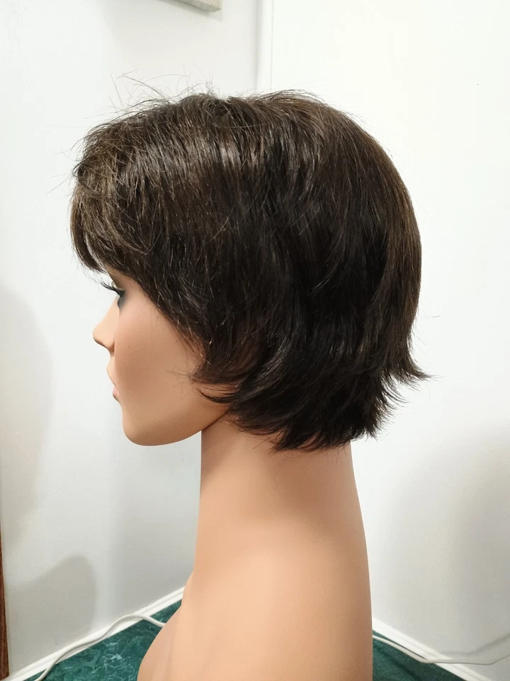 Coco synthetic wig in color dark chocolate by Rene of Paris - Image 2 of 4